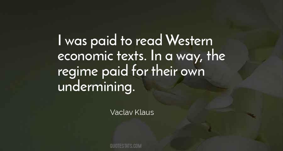 Vaclav Klaus Quotes #803803