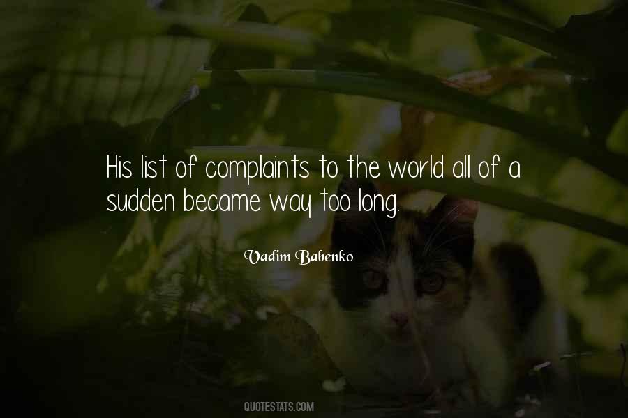 Vadim Babenko Quotes #857521