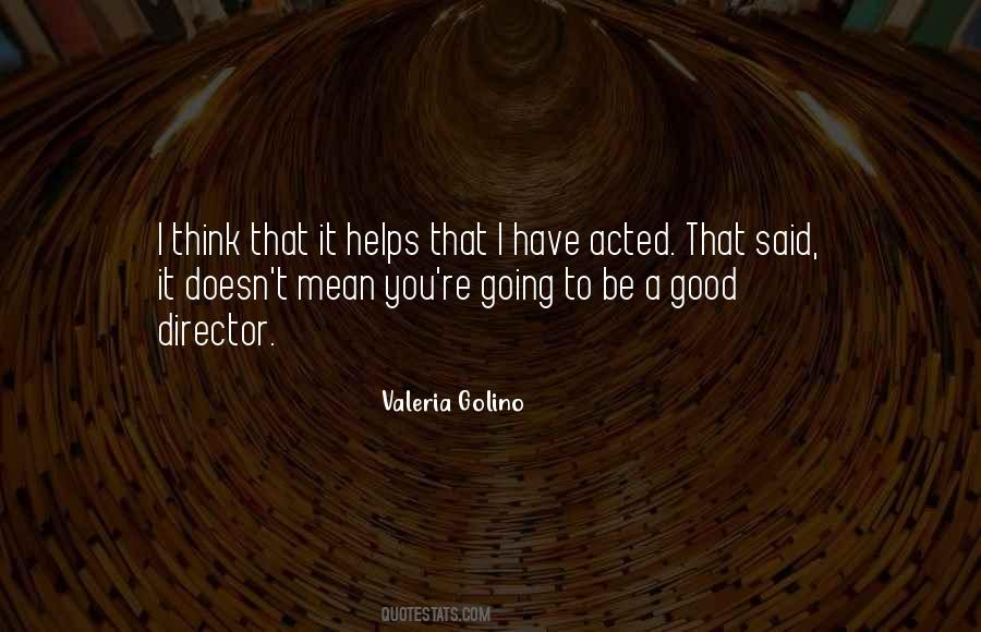 Valeria Golino Quotes #1377139