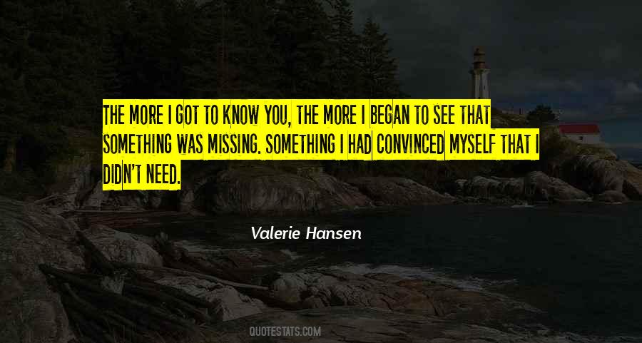 Valerie Hansen Quotes #994504