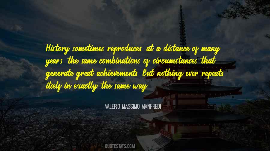 Valerio Massimo Manfredi Quotes #1258295