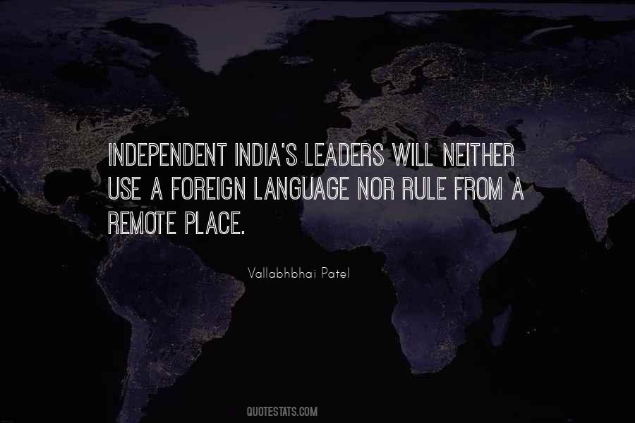 Vallabhbhai Patel Quotes #449842