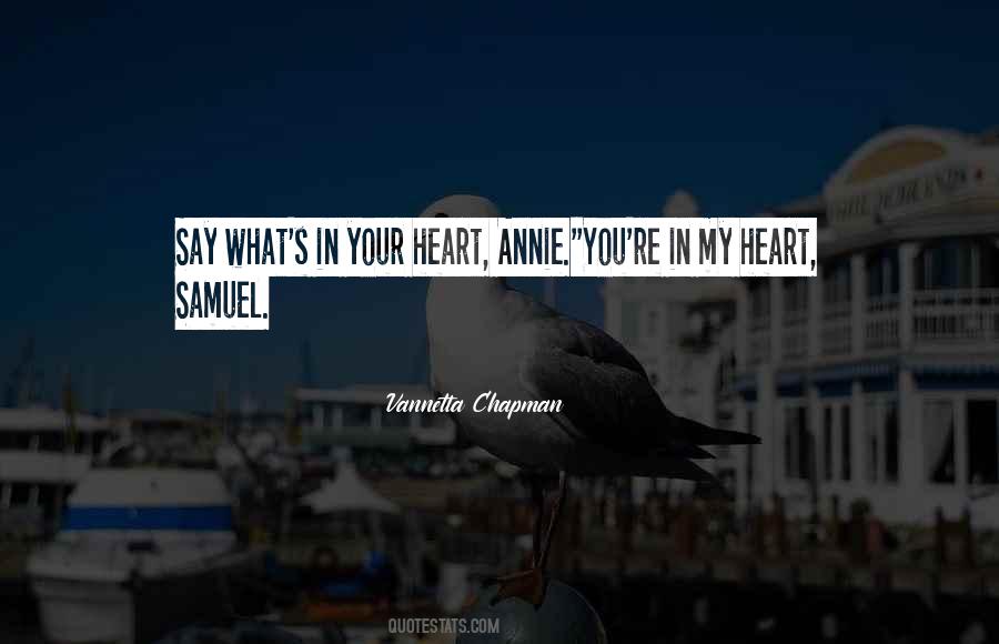 Vannetta Chapman Quotes #1684697