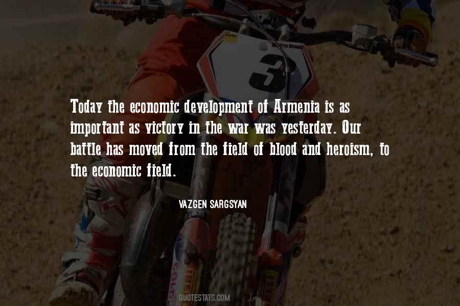 Vazgen Sargsyan Quotes #594325 Vazgen Sargsyan Quotes #594325