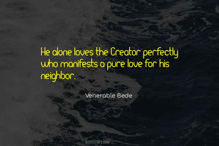 Venerable Bede Quotes #290354