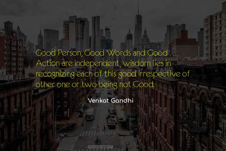 Venkat Gandhi Quotes #855348