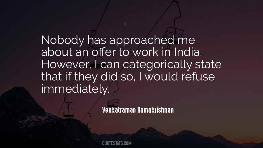 Venkatraman Ramakrishnan Quotes #1707737