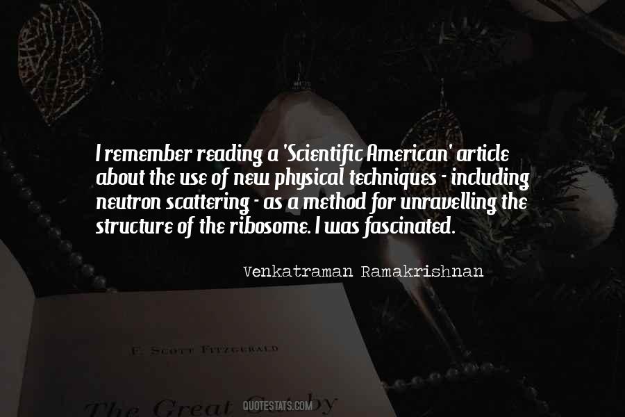 Venkatraman Ramakrishnan Quotes #281949