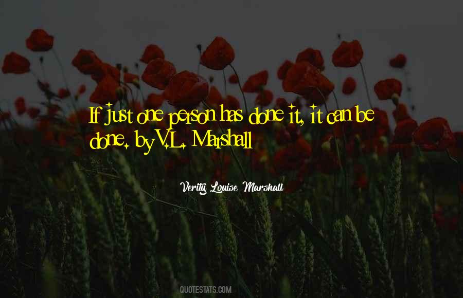 Verity Louise Marshall Quotes #1677673