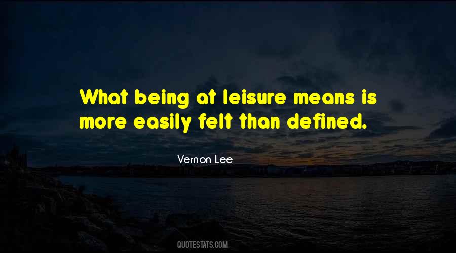 Vernon Lee Quotes #851493