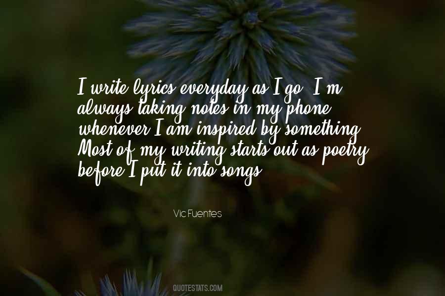Vic Fuentes Quotes #844732 Vic Fuentes Quotes #844732