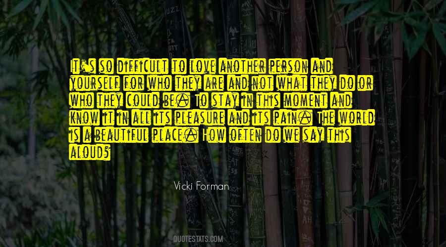 Vicki Forman Quotes #130884