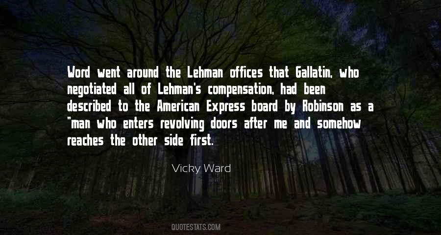 Vicky Ward Quotes #768082 Vicky Ward Quotes #768082