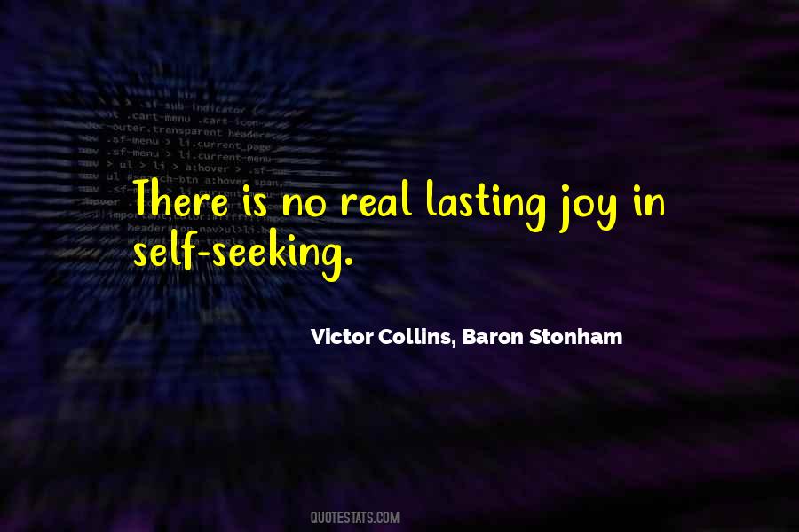 Victor Collins, Baron Stonham Quotes #167894