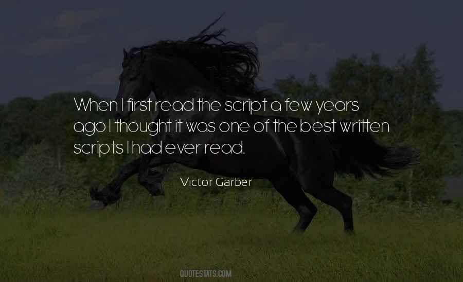 Victor Garber Quotes #297738