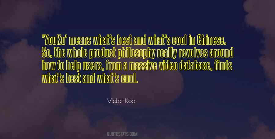 Victor Koo Quotes #1057682