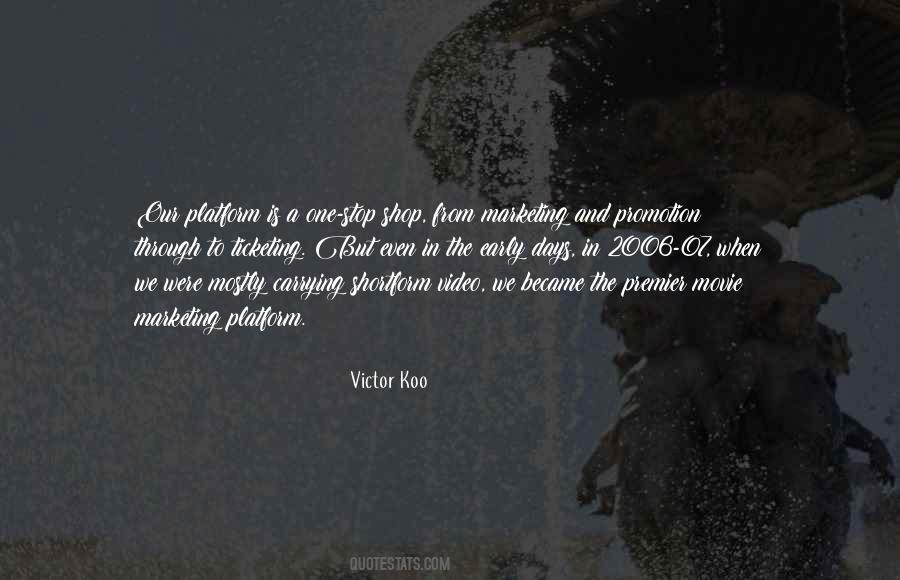 Victor Koo Quotes #1182997