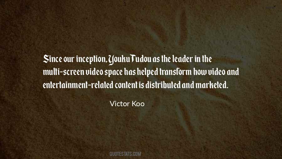 Victor Koo Quotes #1790205