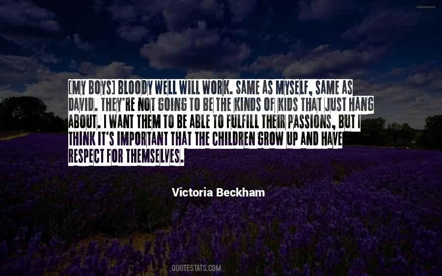 Victoria Beckham Quotes #148400