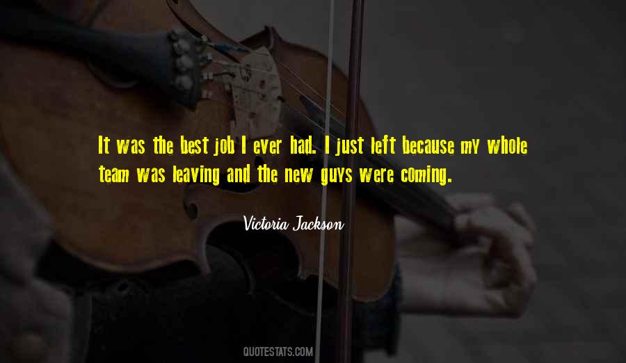 Victoria Jackson Quotes #560698
