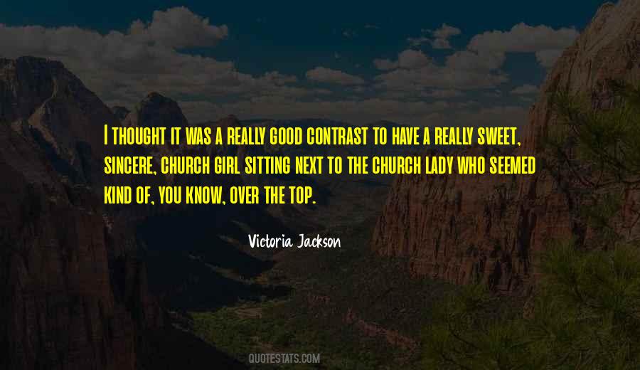 Victoria Jackson Quotes #901196