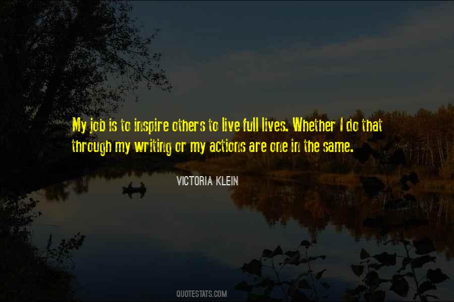 Victoria Klein Quotes #1467774