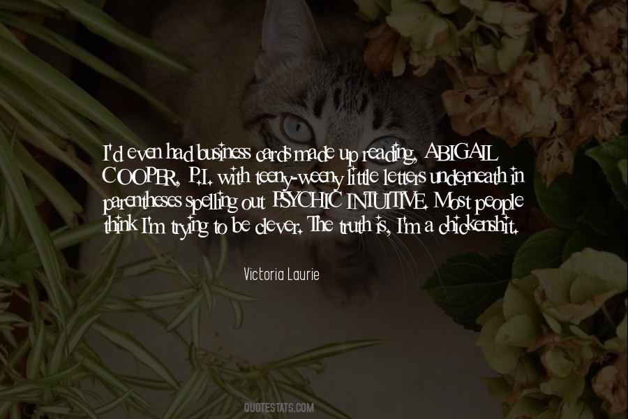 Victoria Laurie Quotes #140946