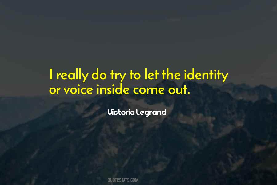 Victoria Legrand Quotes #193524