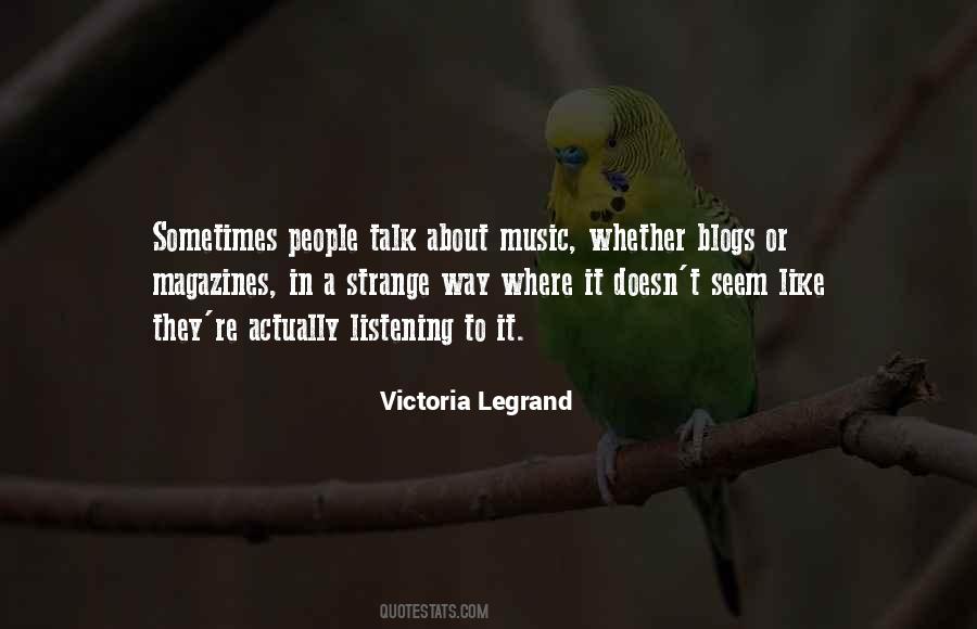 Victoria Legrand Quotes #67669