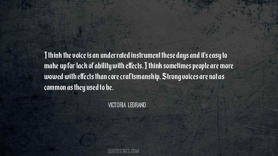 Victoria Legrand Quotes #74177