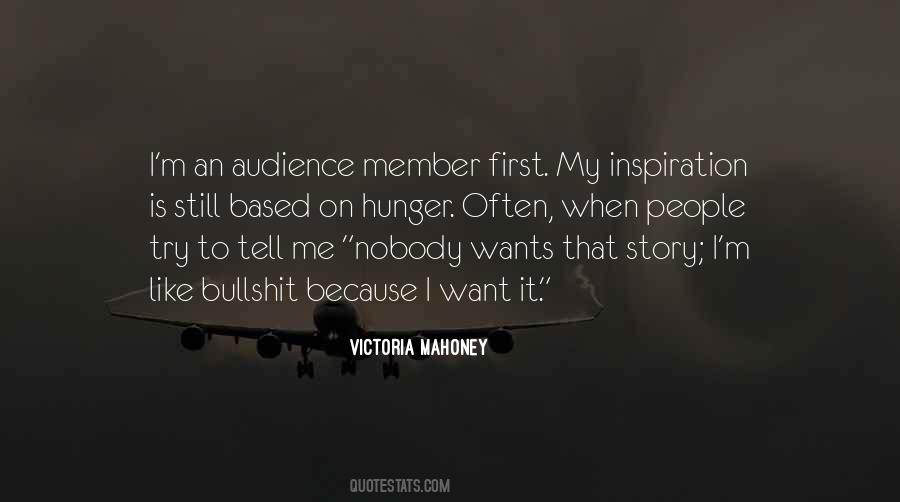 Victoria Mahoney Quotes #1321884