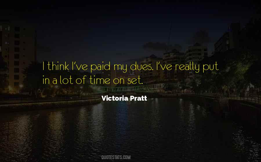 Victoria Pratt Quotes #233248