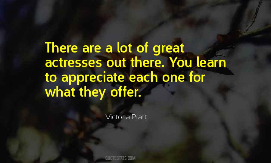 Victoria Pratt Quotes #373526