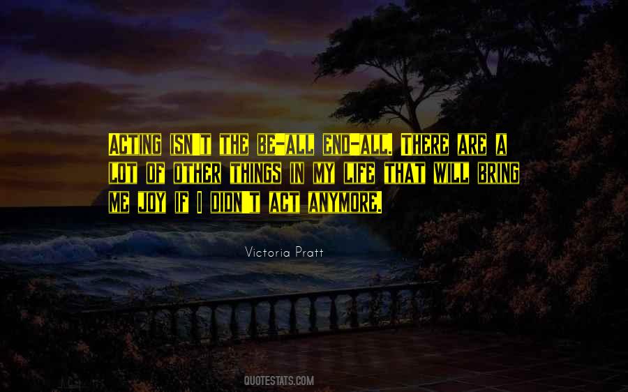 Victoria Pratt Quotes #772612