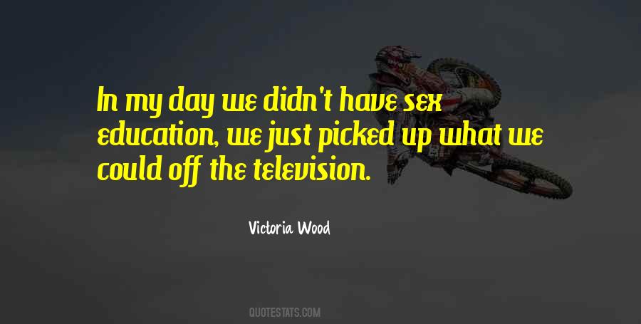Victoria Wood Quotes #29757