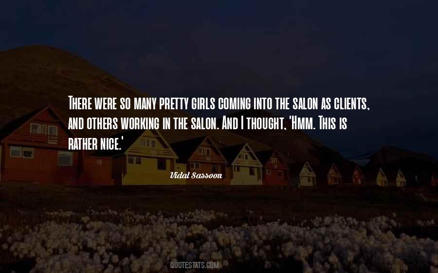 Vidal Sassoon Quotes #505115