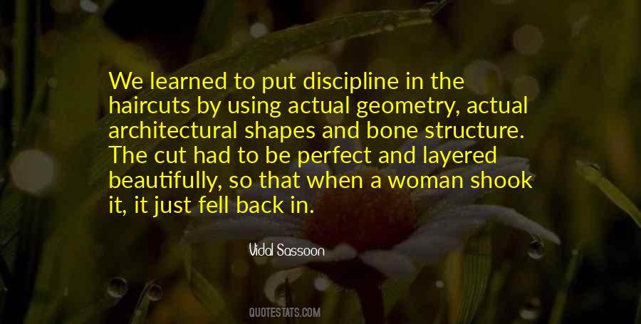 Vidal Sassoon Quotes #964970