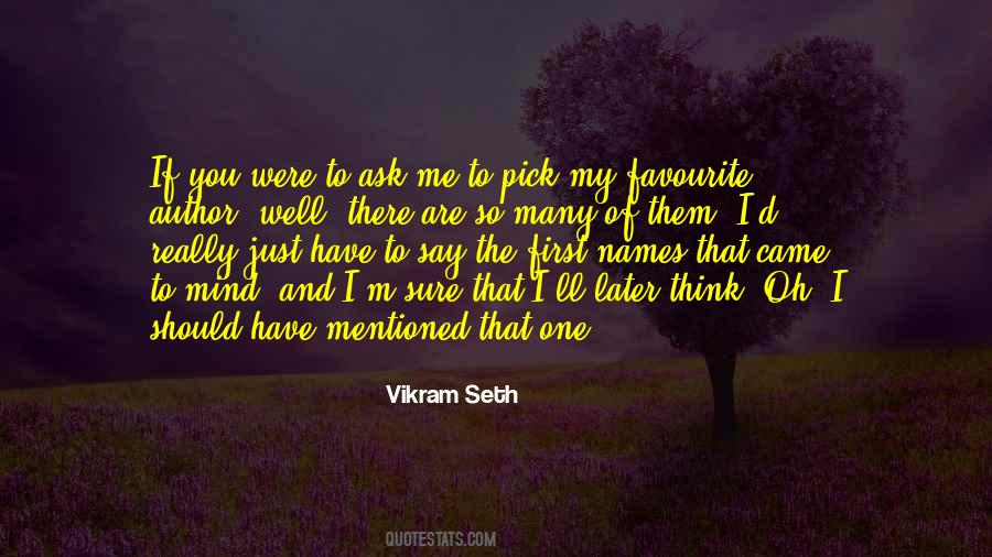 Vikram Seth Quotes #237405