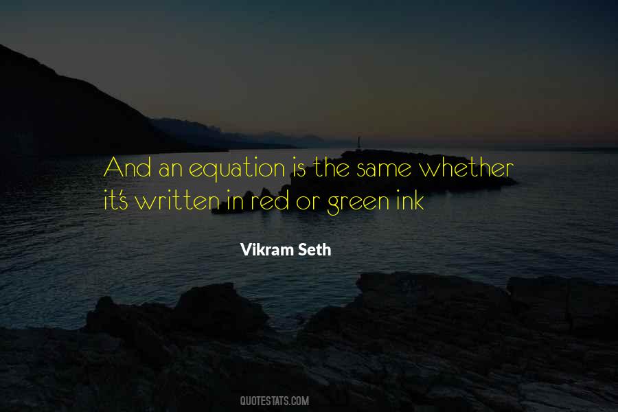 Vikram Seth Quotes #290677