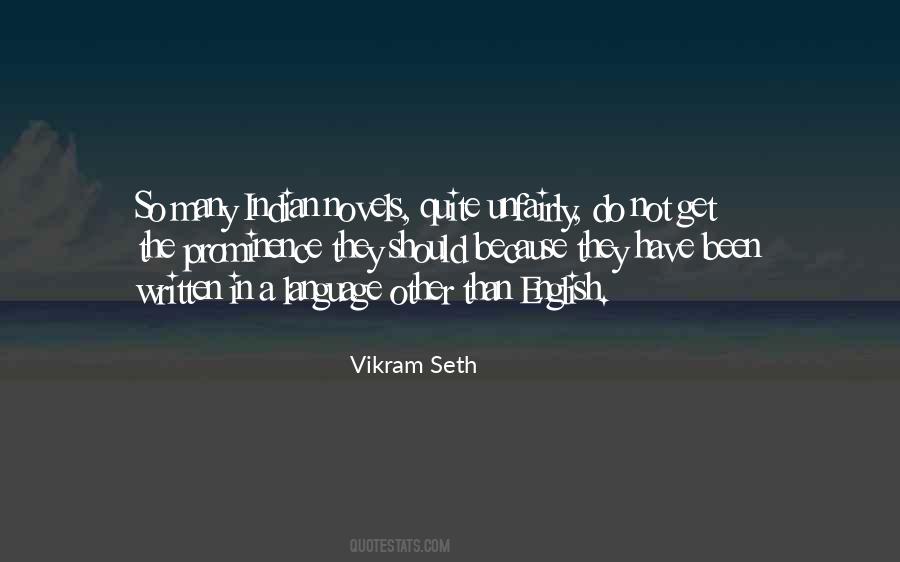 Vikram Seth Quotes #96276