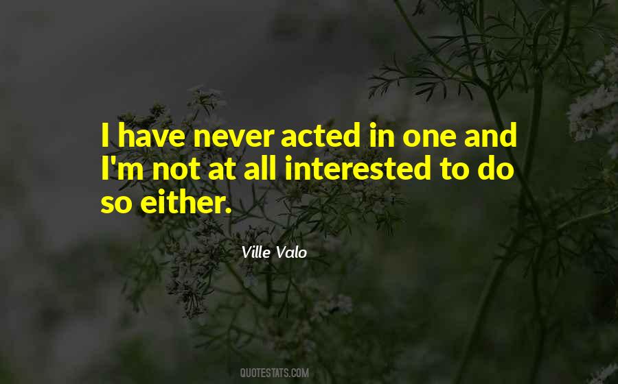 Ville Valo Quotes #545097