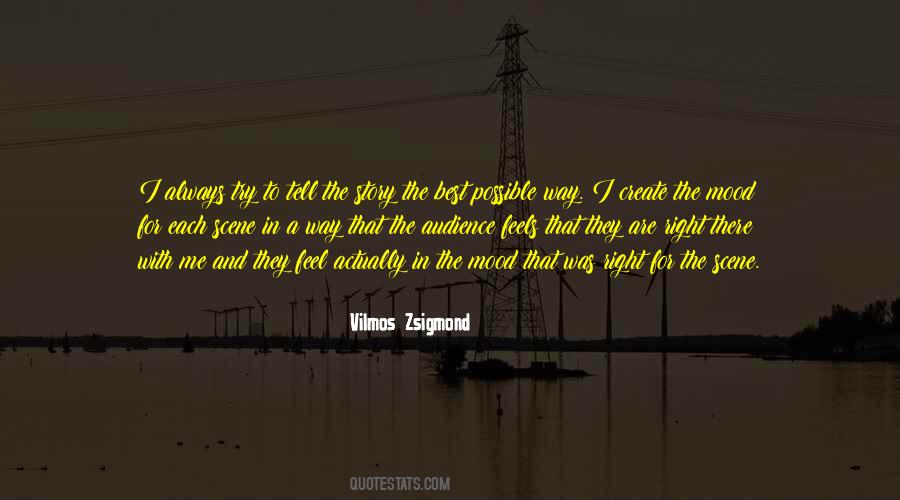 Vilmos Zsigmond Quotes #1322305