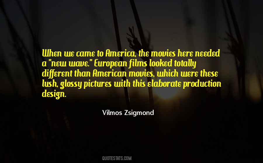 Vilmos Zsigmond Quotes #1457585
