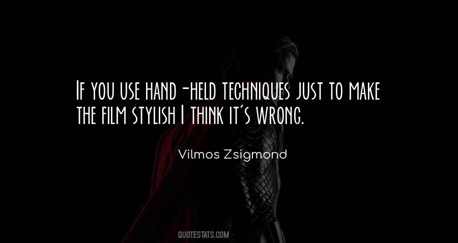 Vilmos Zsigmond Quotes #320548