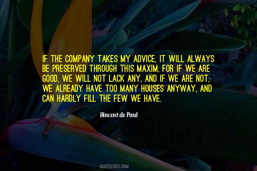 Vincent De Paul Quotes #395767