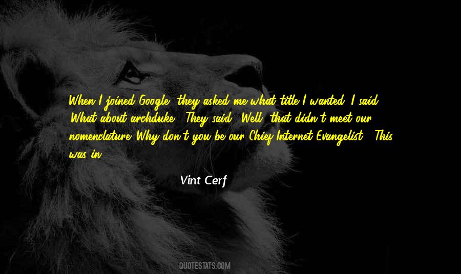 Vint Cerf Quotes #522808