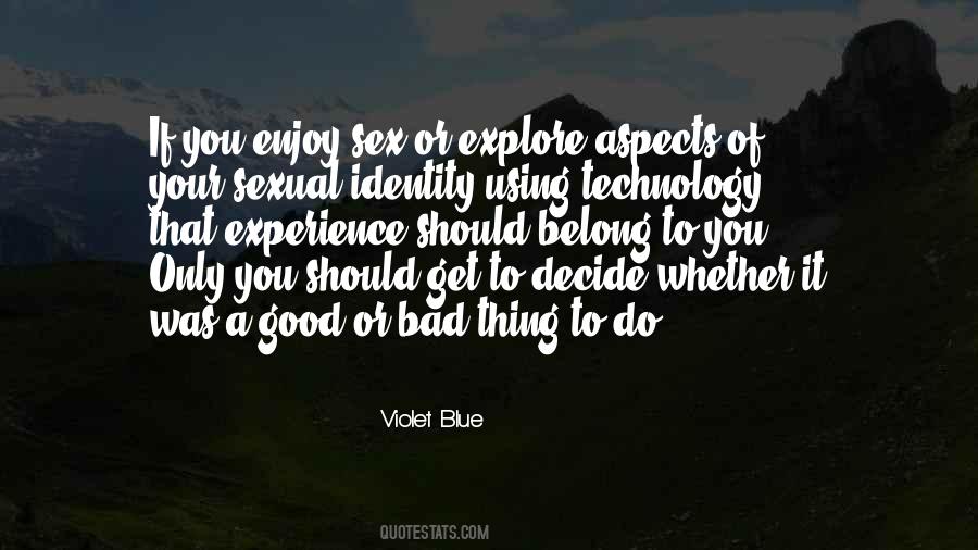 Violet Blue Quotes #1713925