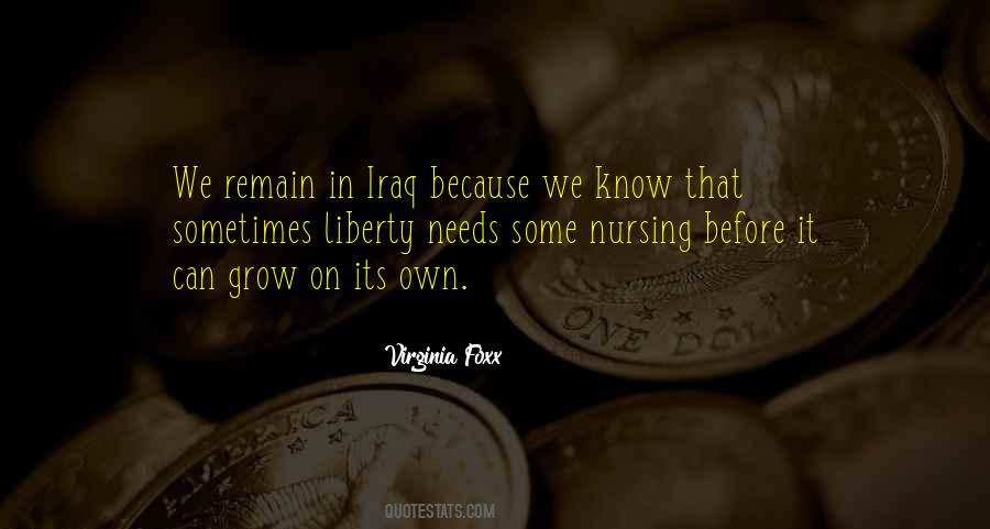 Virginia Foxx Quotes #228175