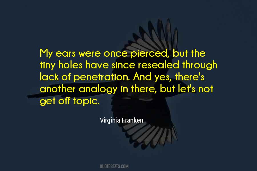 Virginia Franken Quotes #1305177