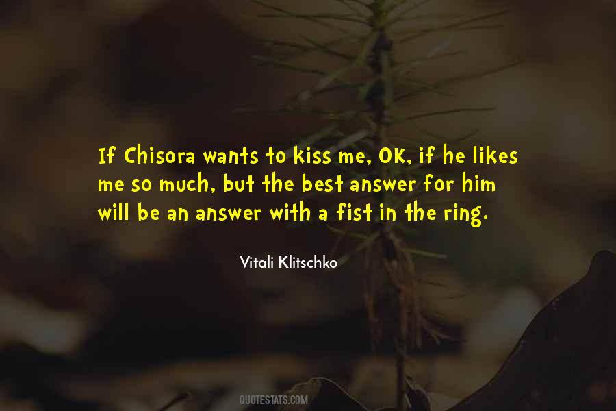 Vitali Klitschko Quotes #154350